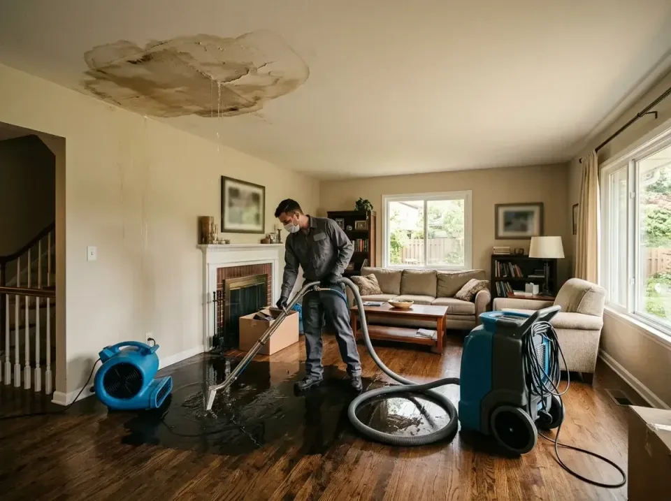 attic-pipe-burst-ceiling-drip-008 — frequently asked questions, Water Damage Restoration & Carpet Care in Princess Anne, MD